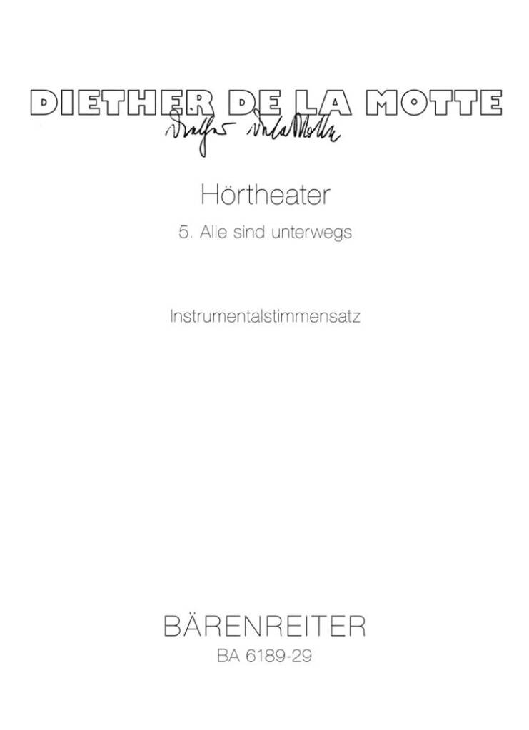 Hortheater 5: Alle sind unterwegs
